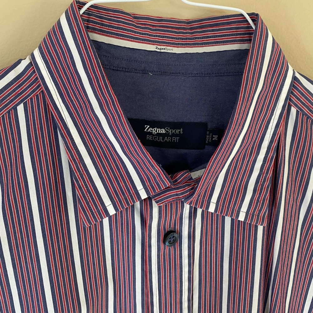 Men’s Zegna Sport dress shirt.